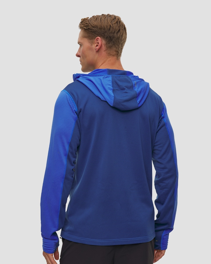 Felpa da uomo Haglofs L.I.M Mid Multi II Hood blu scuro