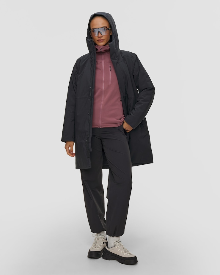 Parka zimowa damska Haglofs Yra Mimic Proof Parka czarna