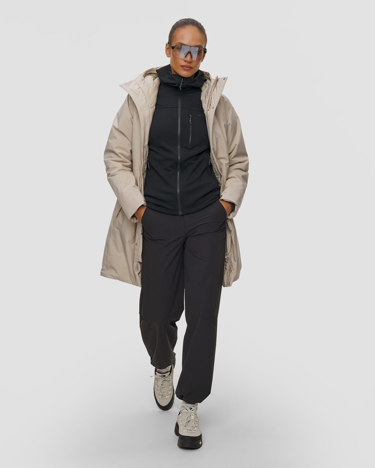 Parka de iarnă pentru femei Haglofs Yra Mimic Proof Parka bej