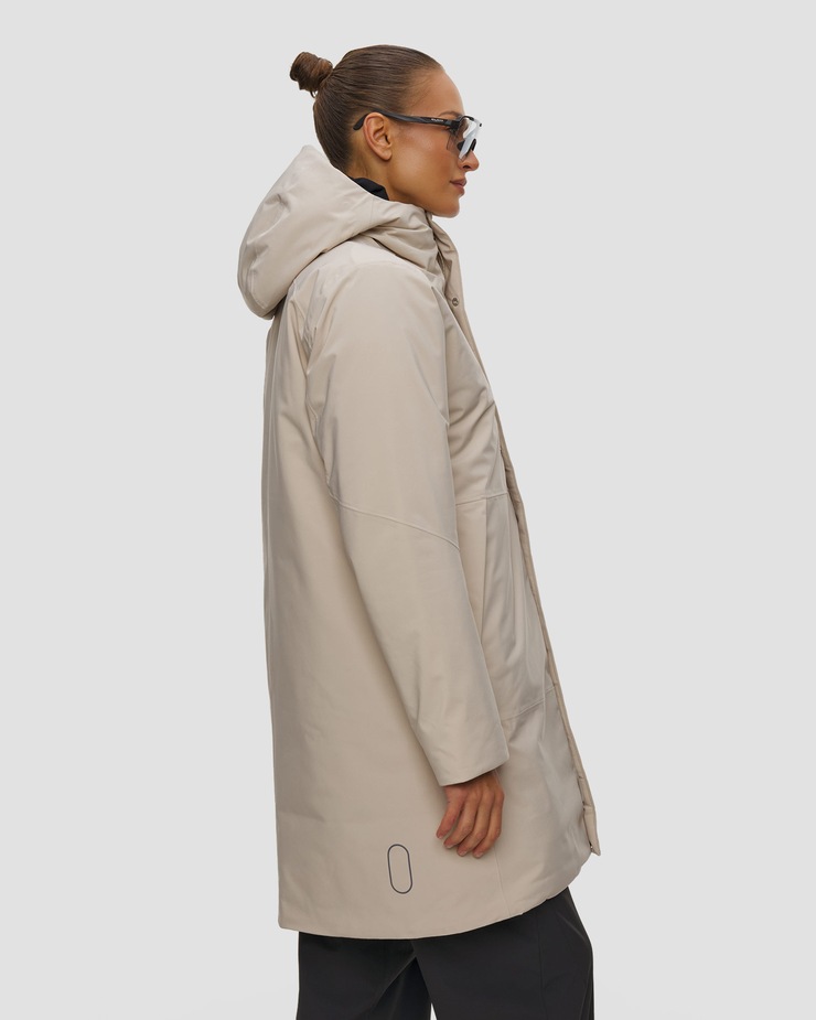 Parka de iarnă pentru femei Haglofs Yra Mimic Proof Parka bej