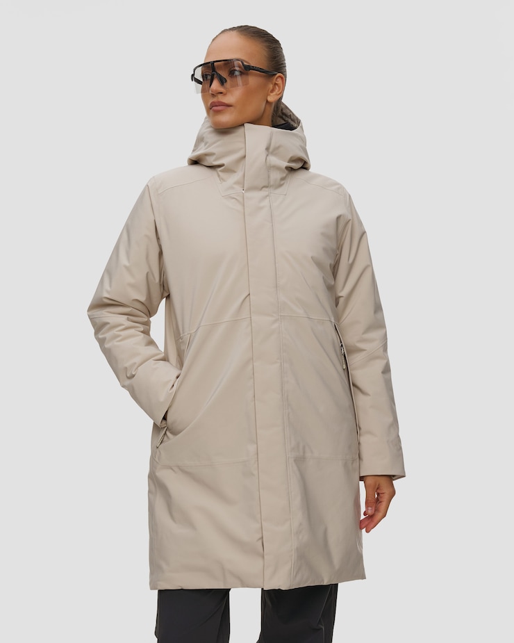 Parka de iarnă pentru femei Haglofs Yra Mimic Proof Parka bej