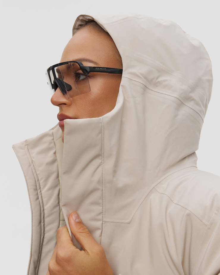 Parka de iarnă pentru femei Haglofs Yra Mimic Proof Parka bej
