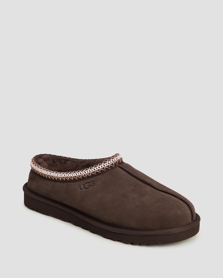 Zateplené hnědé pánské přezůvky UGG Tasman II
