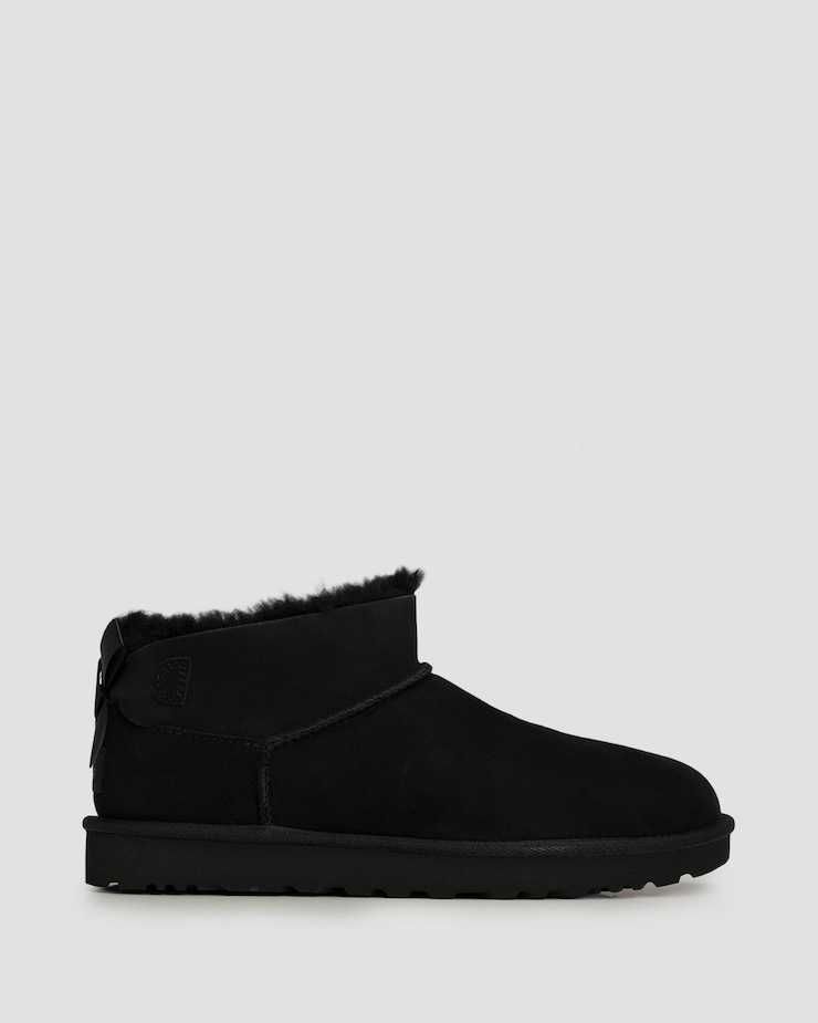 Cizme pentru femei UGG Ultra Mini Bailey Bow negre