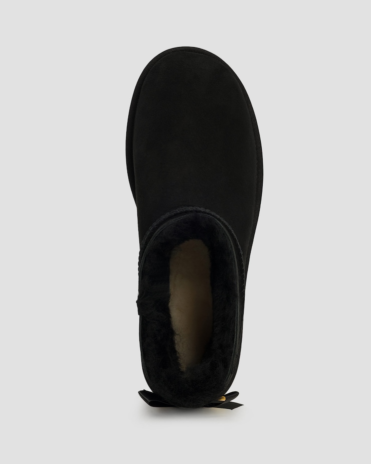 Cizme pentru femei UGG Ultra Mini Bailey Bow negre