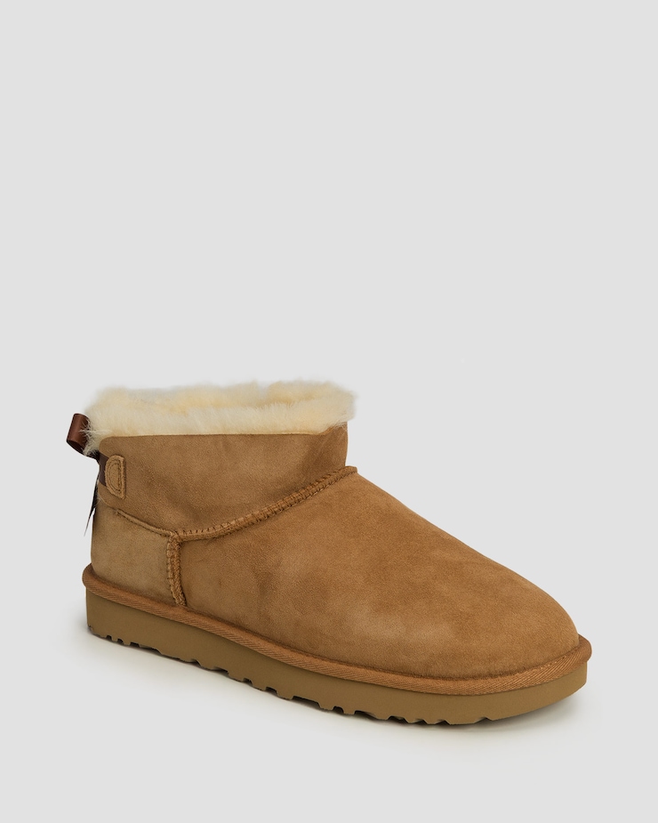 Cizme pentru femei UGG Ultra Mini Bailey Bow maro, Culoare/Model: Brązowy