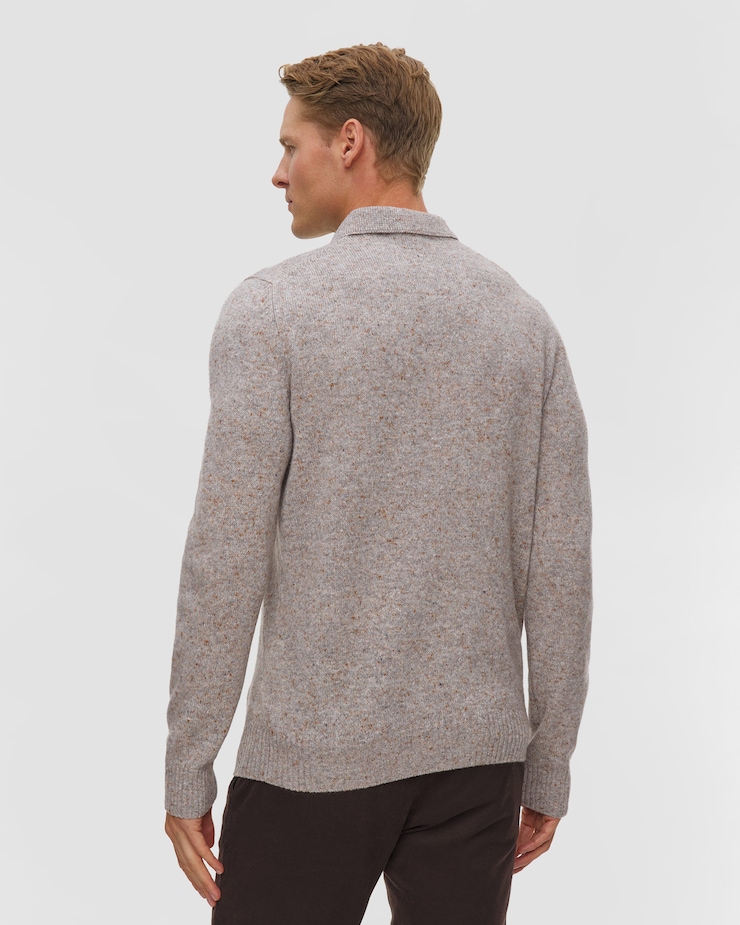 Gran Sasso Langarm-Poloshirt für Herren