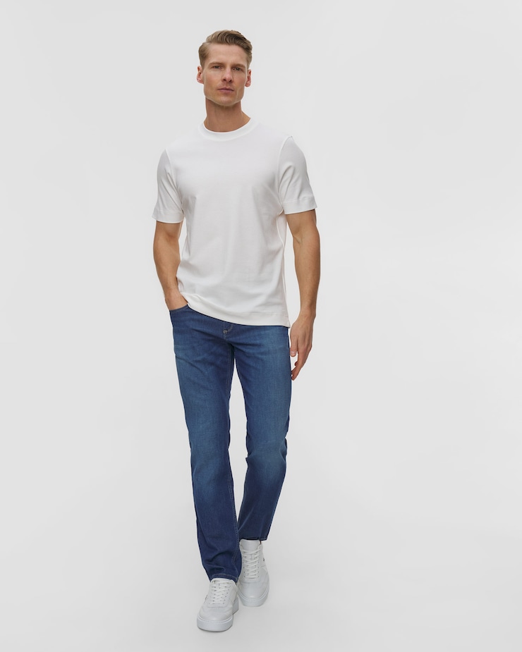 T-shirt bianca da uomo Gran Sasso