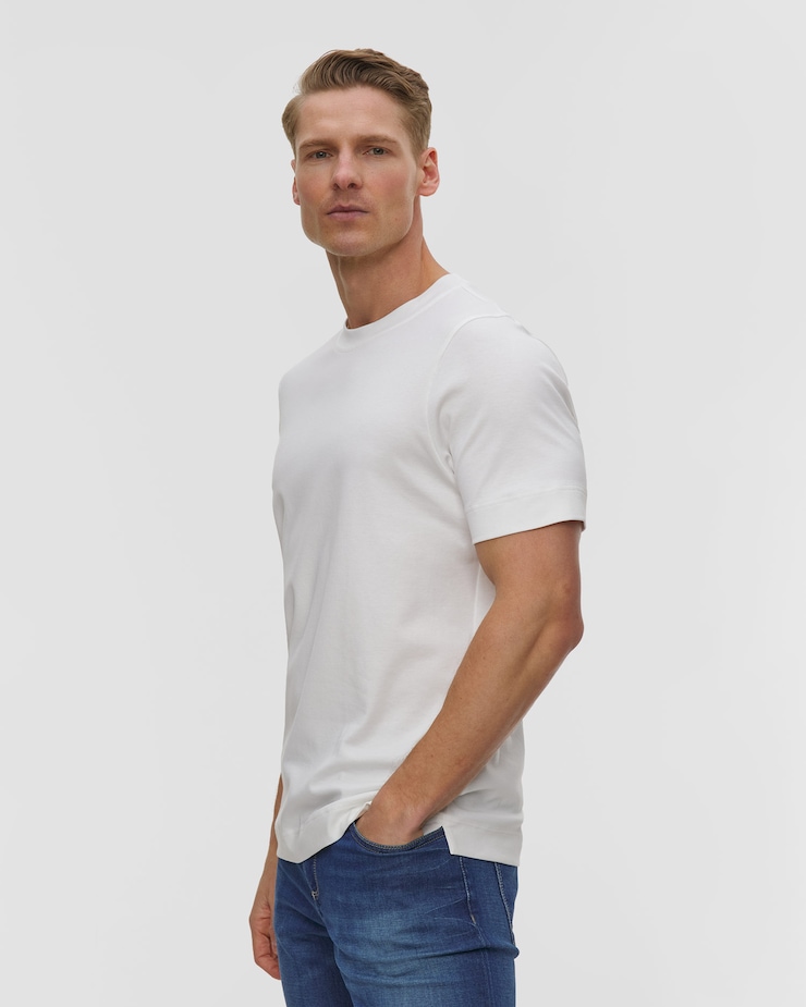T-shirt bianca da uomo Gran Sasso