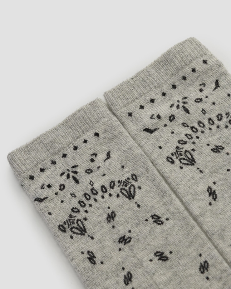 Calzini lunghi in cashmere da donna Kujten Sig Bandana