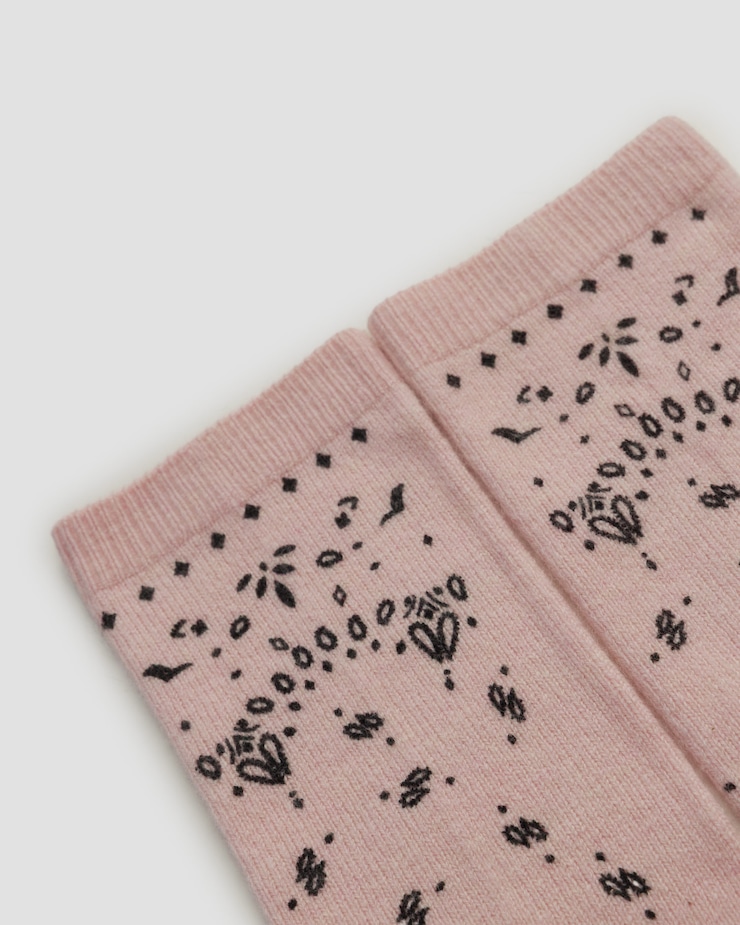 Calzini lunghi in cashmere da donna Kujten Sig Bandana