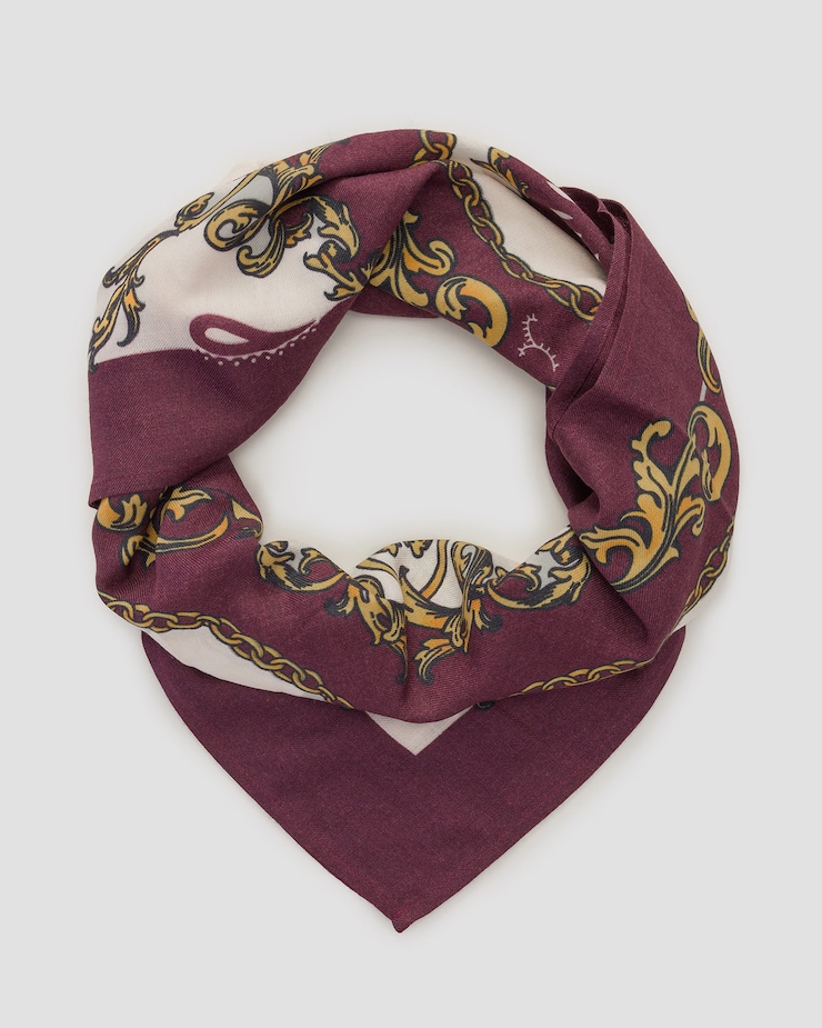 Écharpe en cachemire pour femmes Kujten Helia Lully, Couleur: Czerwony