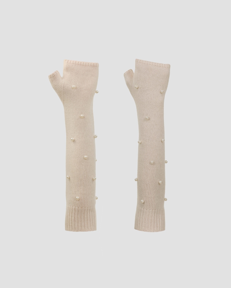 Mittens en cachemire pour femmes Kujten Sotchi Pearl