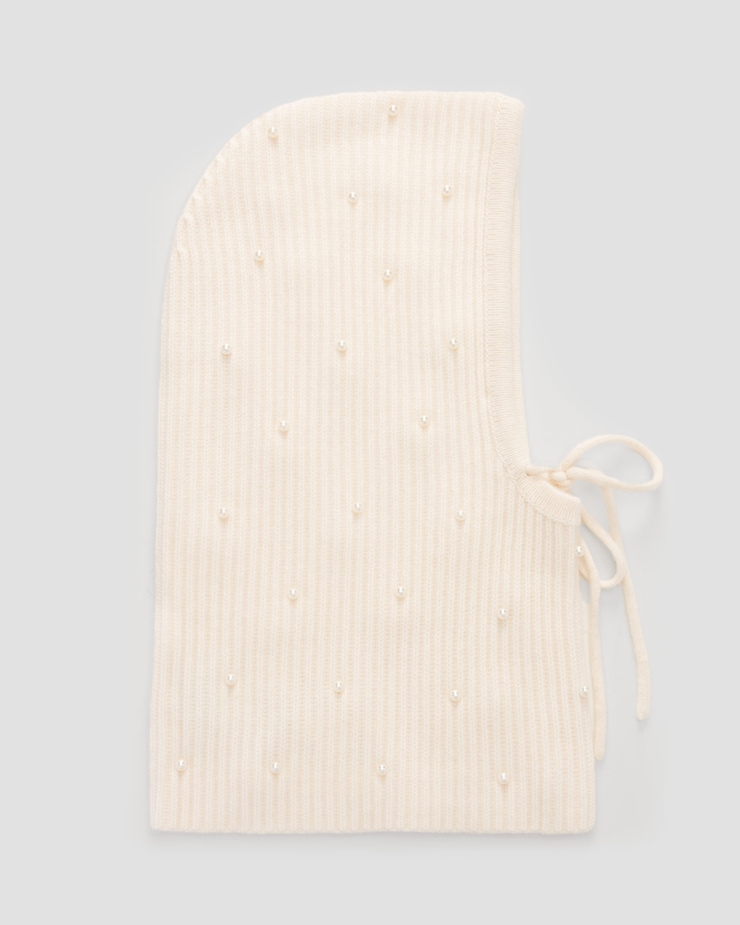 Cagoule en cachemire pour femmes Kujten Sybel Pearl