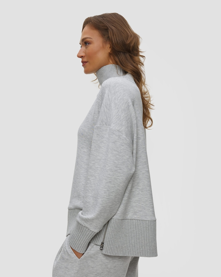 Dámská mikina se stojáčkem Varley Barker High Neck Sweat