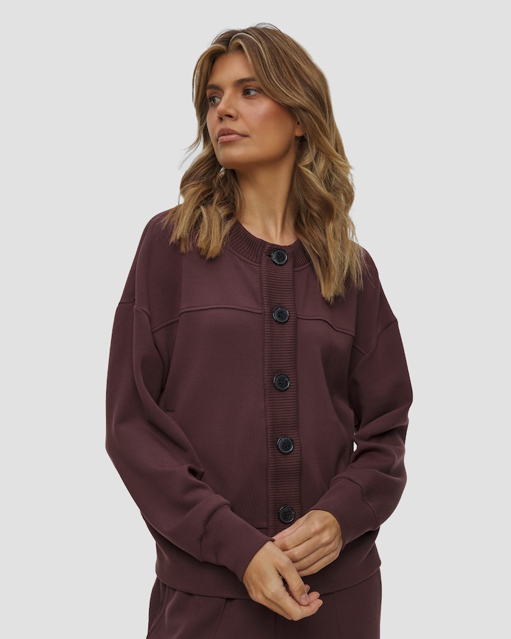 Bluza damska Varley Olwen Button Front Sweat