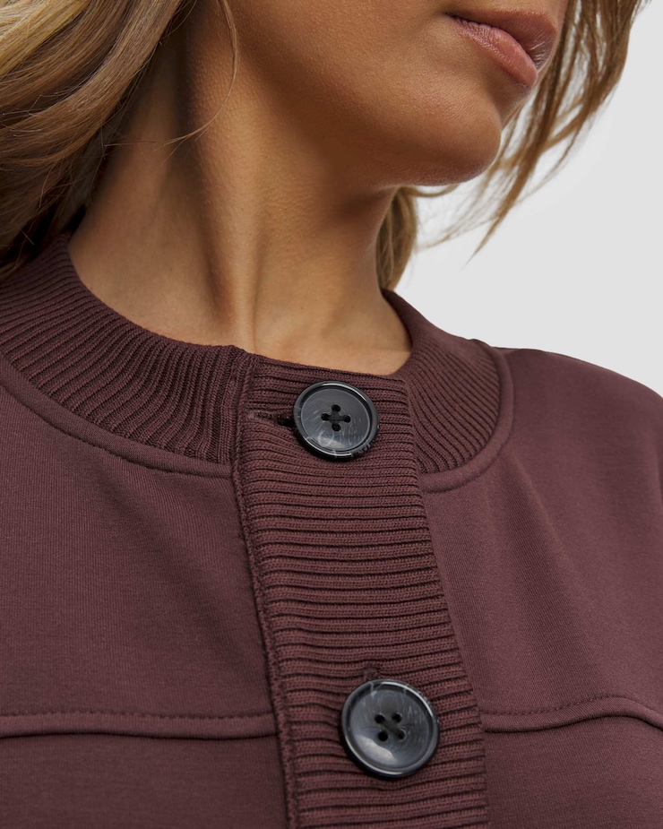 Bluza damska Varley Olwen Button Front Sweat