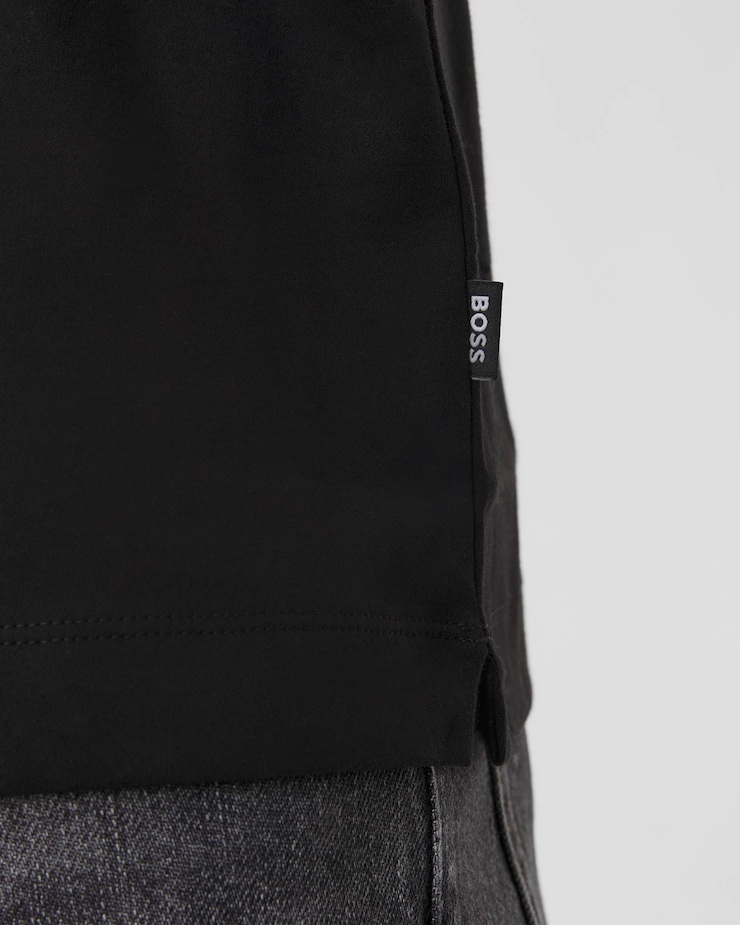 Pánska čierna polokošeľa Hugo Boss