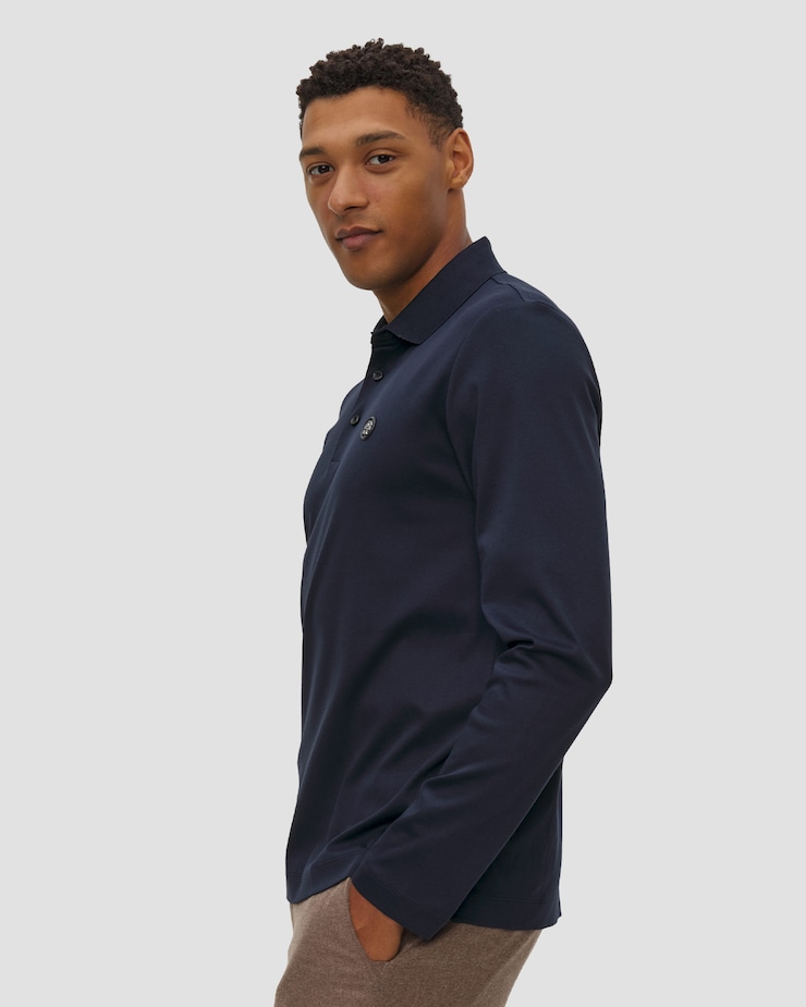 Granatowe polo męskie Hugo Boss