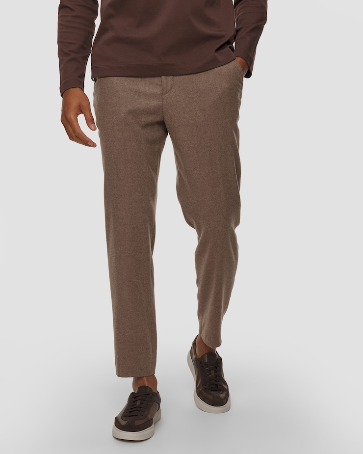 Pantaloni con lana e viscosa da uomo BOSS