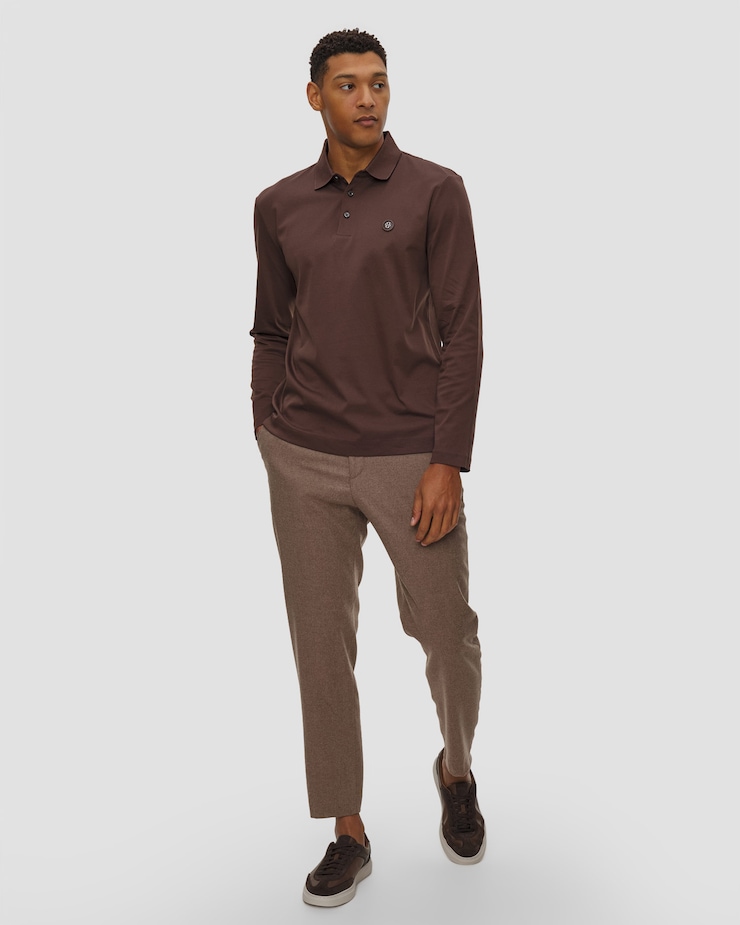 Pantaloni con lana e viscosa da uomo BOSS