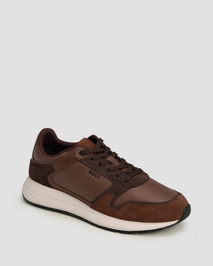Sneakers da uomo Hugo Boss, Colore/Disegno: Brązowy