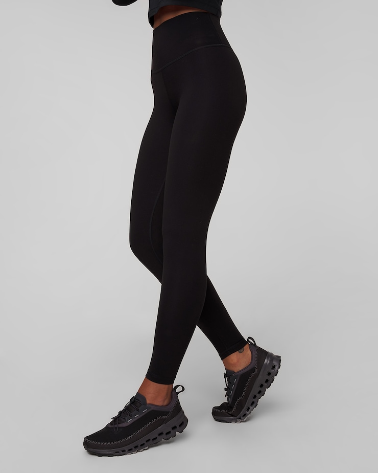 Czarne spodnie treningowe damskie Rapha Active