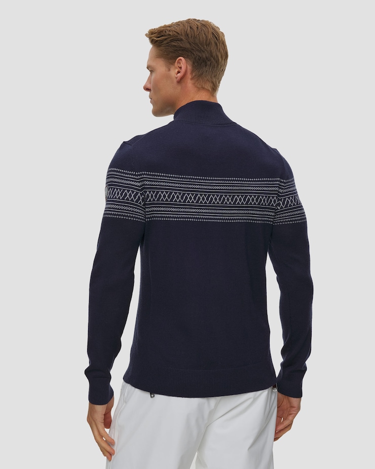 We Norwegians Signature Zipup Men Herren-Wollpullover
