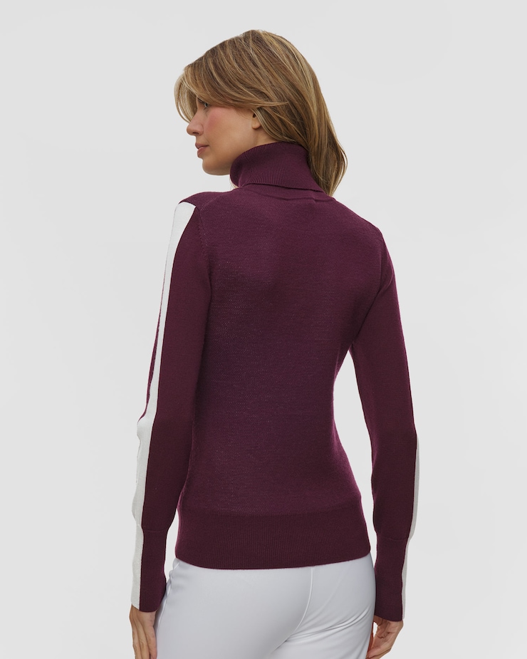 Wełniany golf damski We Norwegians Afterski Sweater Women