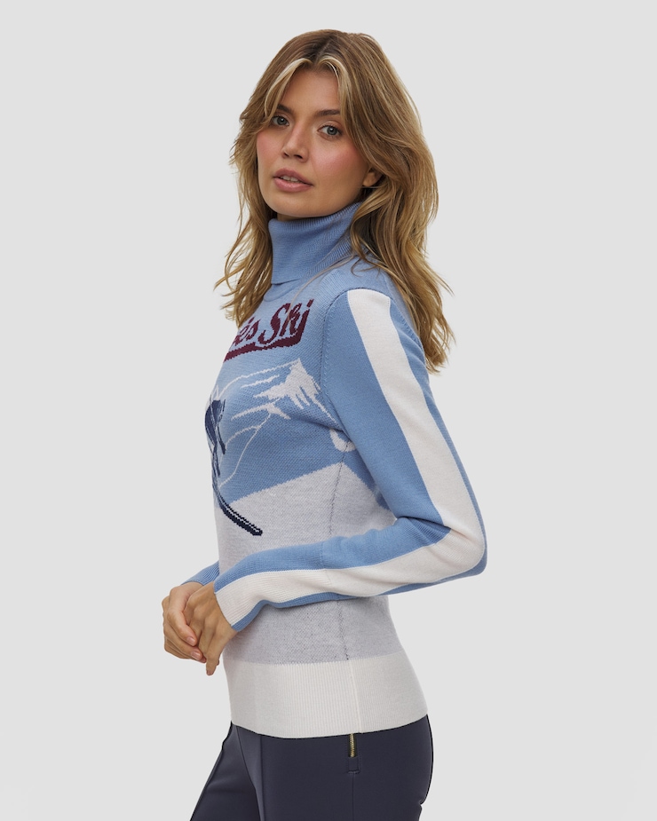 Wełniany golf damski We Norwegians Afterski Sweater Women