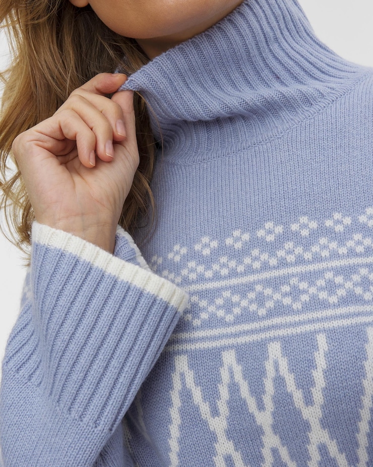 We Norwegians Setesdal Pullover Women Rollkragenpullover für Damen