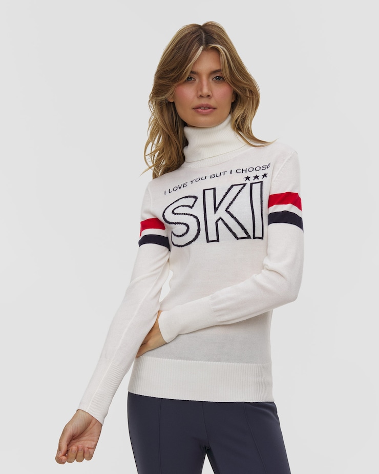  We Norwegians Bibi Fitted Sweater Women Damen-Rollkragenpullover aus Wolle