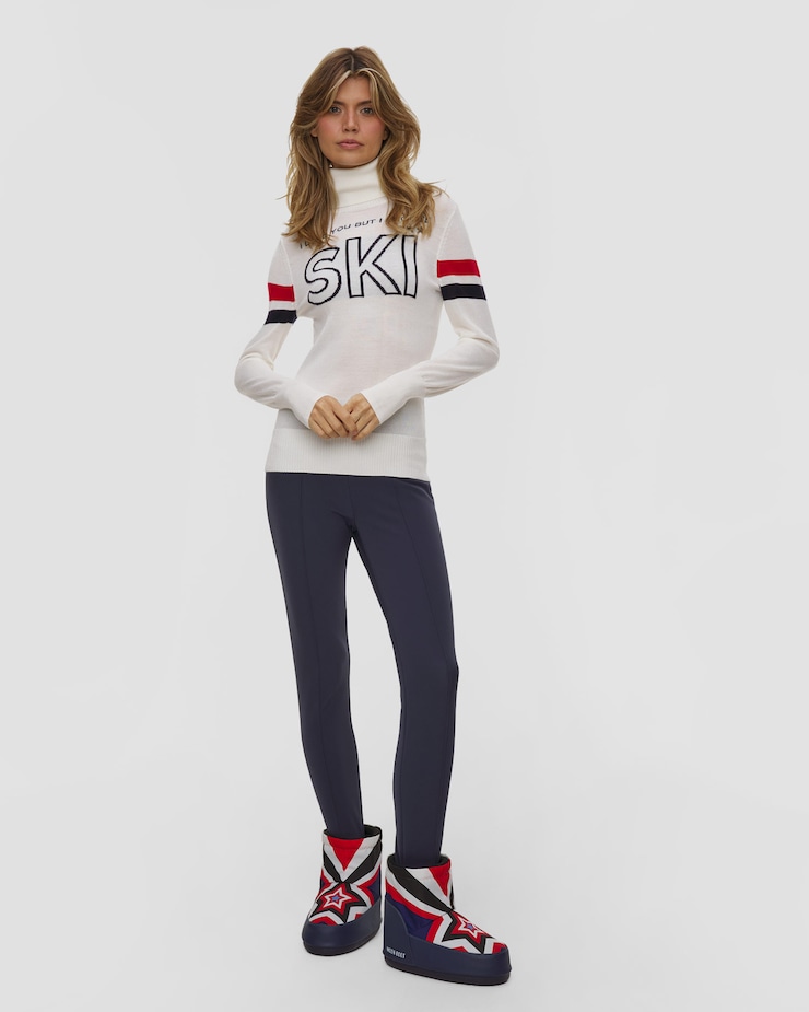 Wełniany golf damski We Norwegians Bibi Fitted Sweater Women