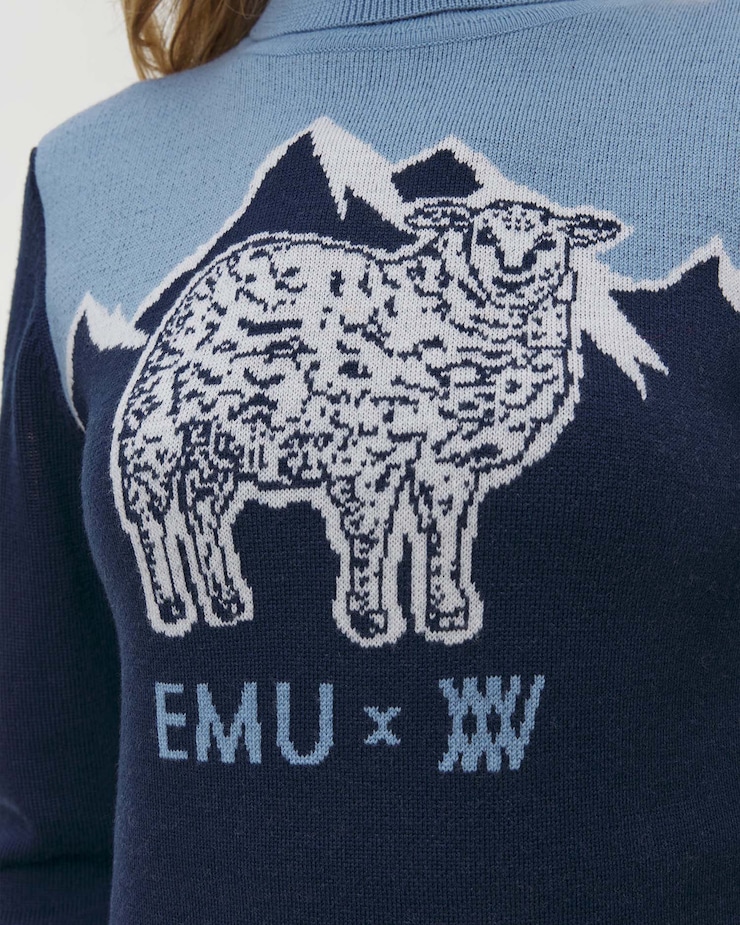 Wełniany golf damski We Norwegians Emu X Wn Ski Sweater Women