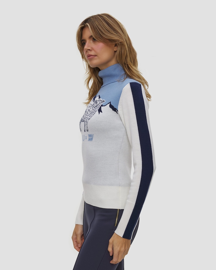 Wełniany golf damski We Norwegians Emu X Wn Ski Sweater Women