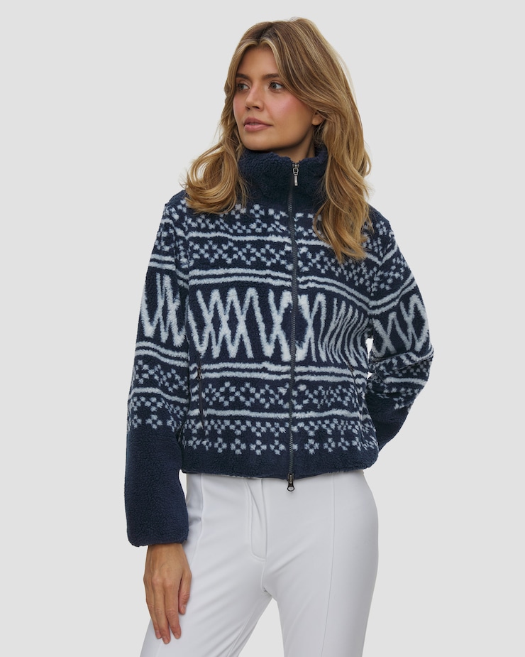 Wełniana kurtka damska We Norwegians Setesdal Pile Jacket Women