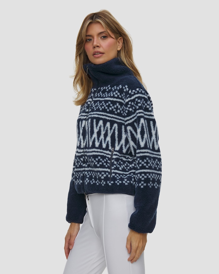 Wełniana kurtka damska We Norwegians Setesdal Pile Jacket Women