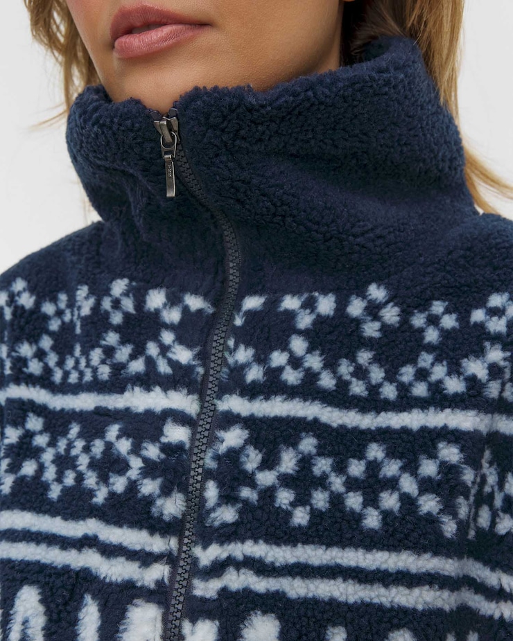 Wełniana kurtka damska We Norwegians Setesdal Pile Jacket Women