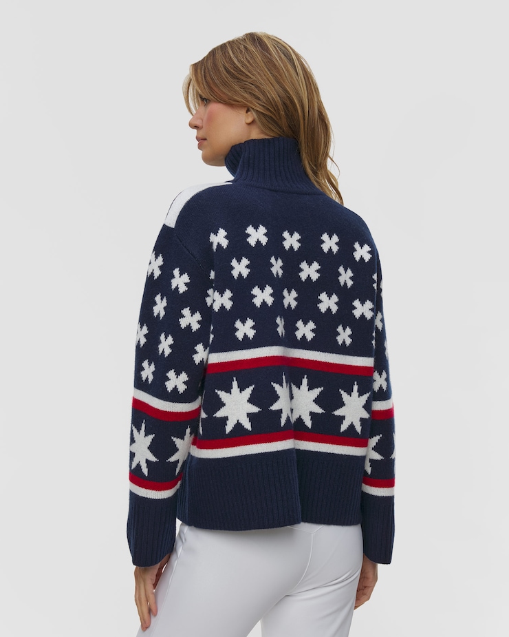We Norwegians Emu X Wn Sweater Women Damen-Rollkragenpullover aus Wolle