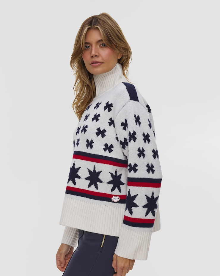 We Norwegians Emu X Wn Sweater Women Damen-Rollkragenpullover aus Wolle
