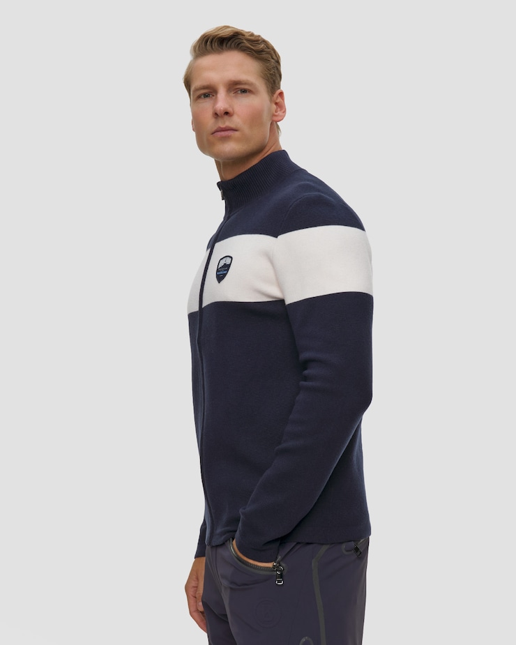 We Norwegians Holmenkollen Fullzip Wollstrickjacke für Herren