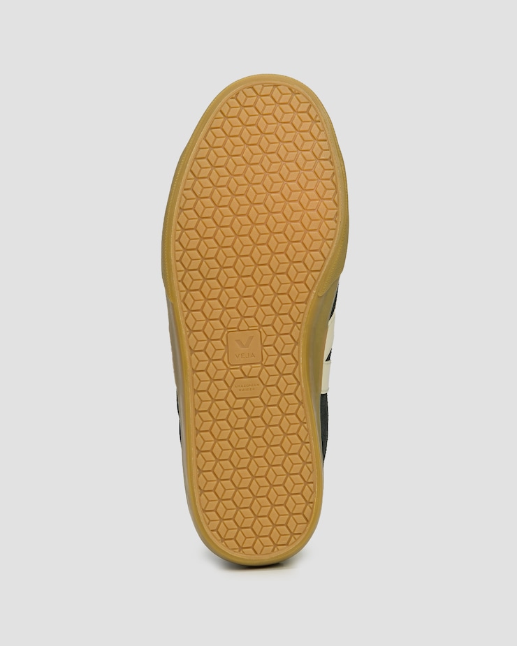 Scarpe da uomo Veja Campo Bold Suede nere
