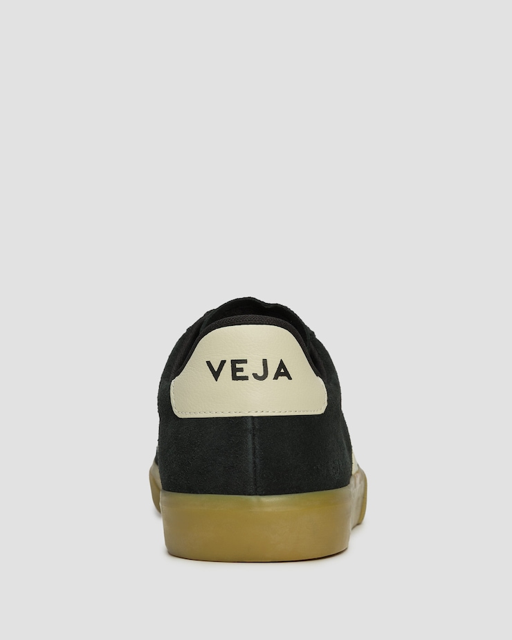 Scarpe da uomo Veja Campo Bold Suede nere