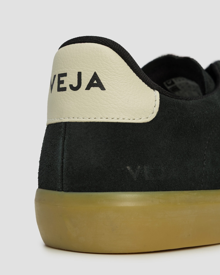Scarpe da uomo Veja Campo Bold Suede nere