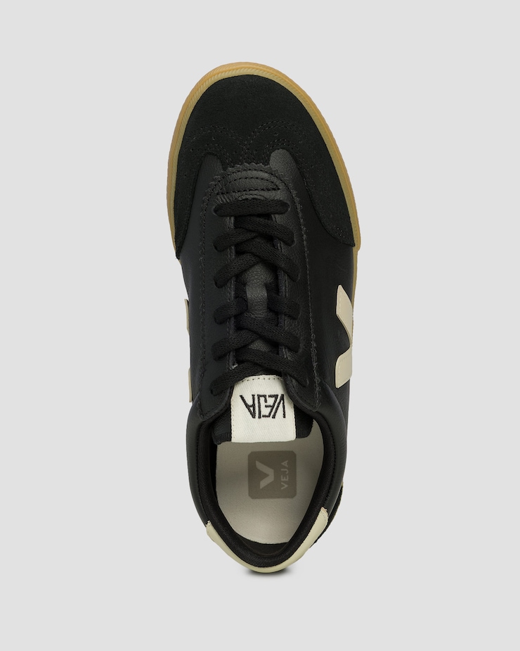 Scarpe da uomo Veja Volley O.T. Leather nere