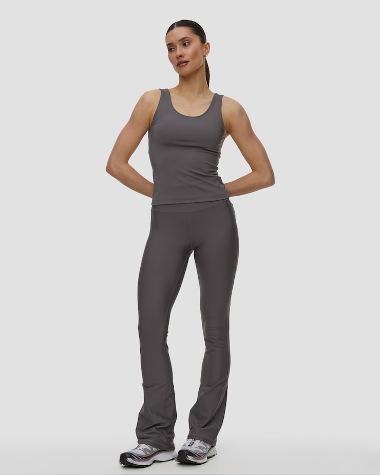 Casall Scoop Tank Damen-Sporttop in Grau