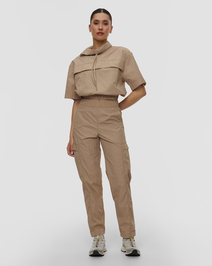 Spodnie damskie Casall Active Adjustable Track Pants beżowe