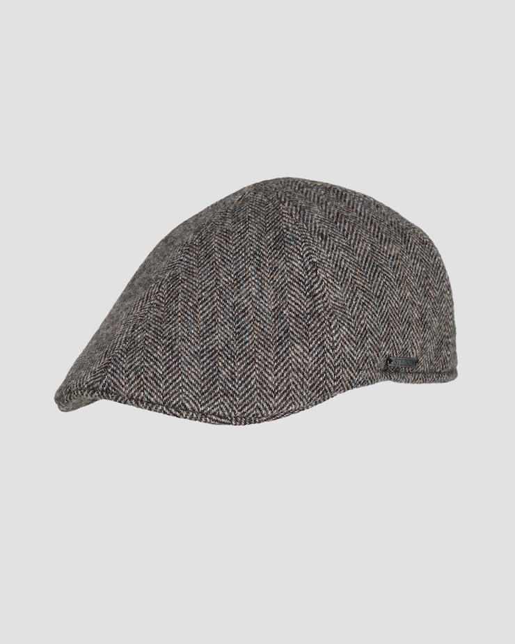 Caschetă pentru bărbați Stetson Texas Wool Herringbone maro, Culoare/Model: Brązowy