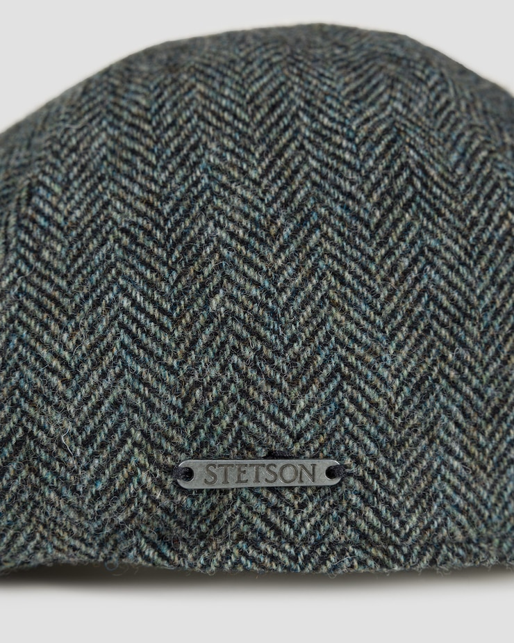 Kaszkiet męski Stetson Texas Wool Herringbone zielony