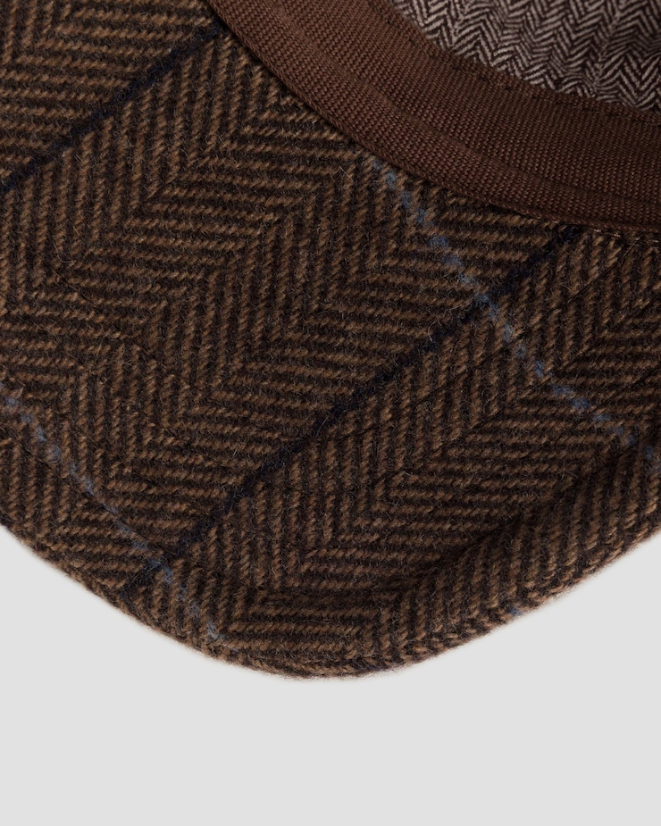 Vlněná pánská kšiltovka Stetson Baseball Cap Wool Ef v hnědé barvě